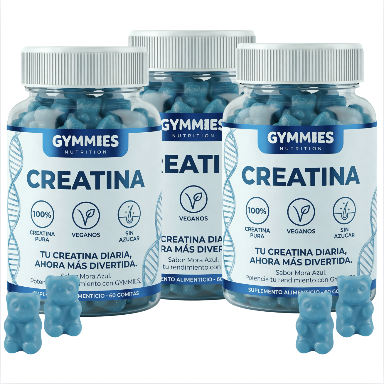 GYMMIES Creatina 90 servicios